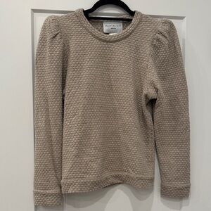 Valentina Textured Beige Sweater